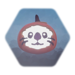 Sea Otter Jack O' Lantern