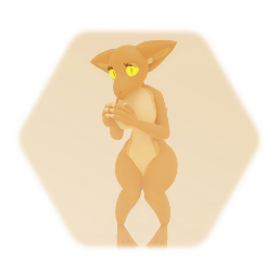 Zeya the furred kobold