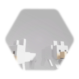 Minecraft wolf mob (WIP)