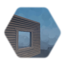 Wood Panel Window Wall