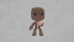 Sackboy eats something and dies by a nuke