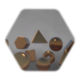 Bronze 3-D Shapes