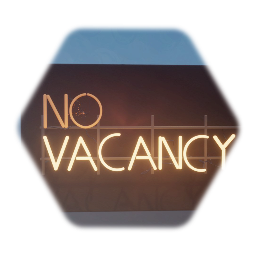 No Vacancy Sign