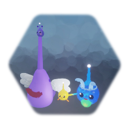 Flying violet and my foot nextbot