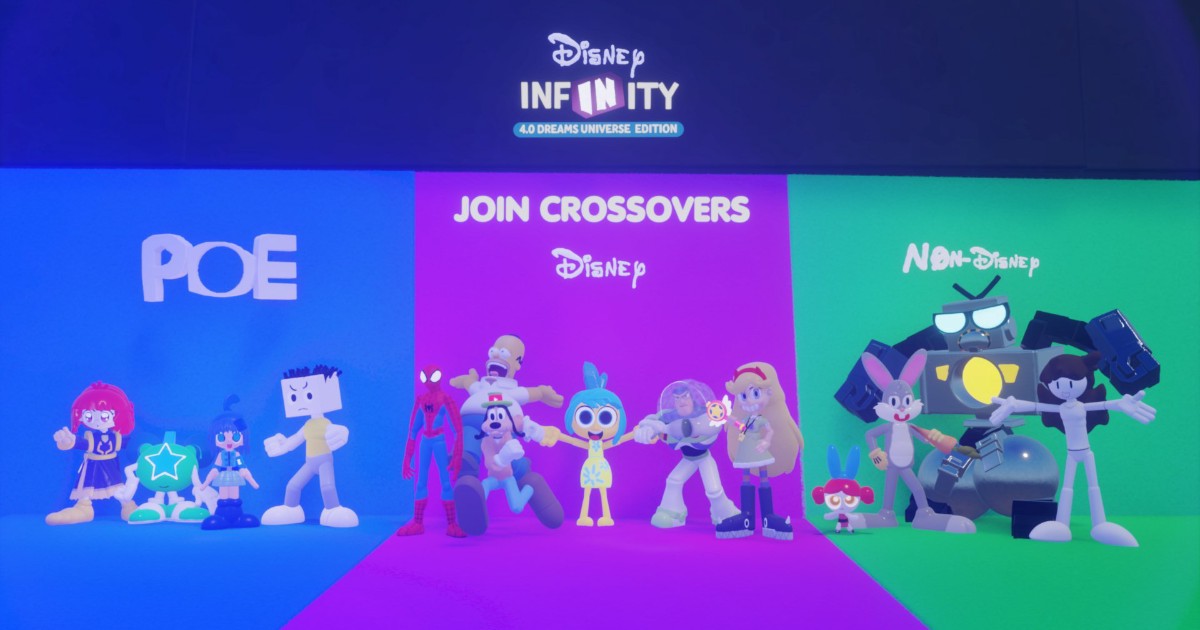 A photo of Disney Infinity Poster JOIN CROSSOVER (Wave Update 2022 ...