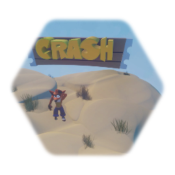 Crash bandicoot menu template
