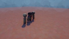 The kokeshi dolls moving