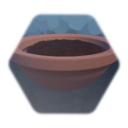 Flower Pot - Dirt