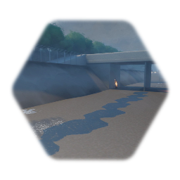 Canal with Bridge &  Sewer