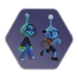 Frankencloudy and Slimeskull!