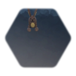 Chocolate Easter egg bunny