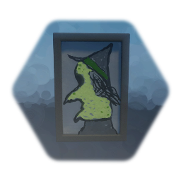 Painting of a witch
