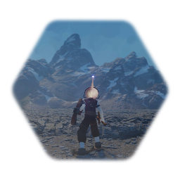 Huge Rocky Gravel landscape