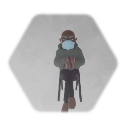 Remix of Wise old man on a chair