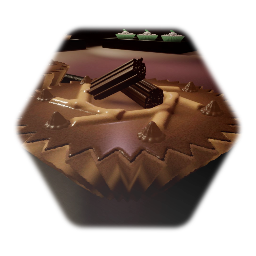 Three Chocolate Cupcake