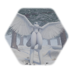 Snowy owl golem