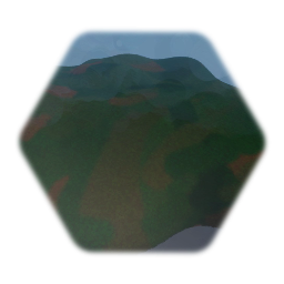 Large backgound hill