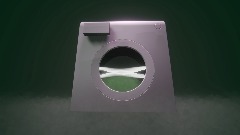 Washing Contraption Of Clean Clothes