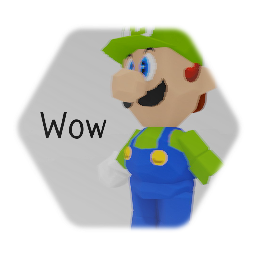 SM64 Luigi Poly Model