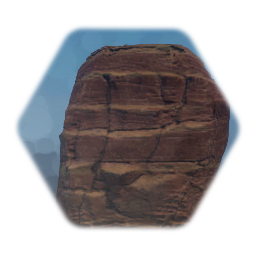 Realistic Desert Cliff Block