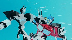 Azurite VS Optimus Prime Render
