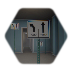 Backrooms pitfalls | inverted traffic sign