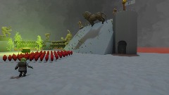 Ice Mountains. Mission defeat the Goblin