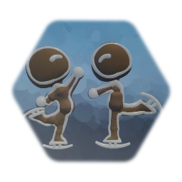 Skating Gingerbread People