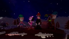 Jamol & friends scene: On the Gingerbread train...