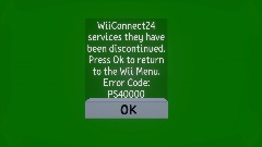 Error WiiConnect24