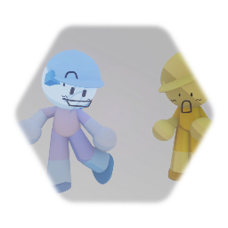 Humanized Yellow Cube and Speedy