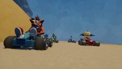 Bandicoot beach Crash Dreams racing CDR