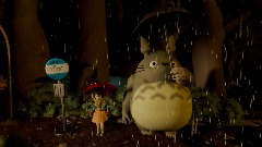 My neighbour Totoro - Bus stop scene