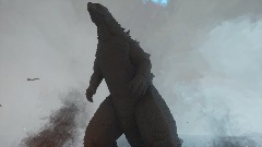 Godzilla attack on the Aircraftcarrier test