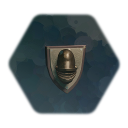 Knight Helmet Plaque