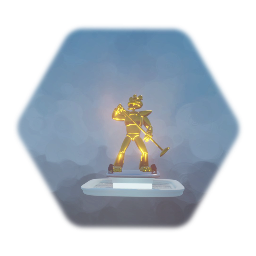 Fnaf security breach Glamrock freddy statue