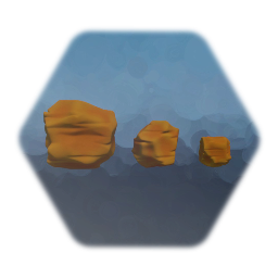 Small Desert Canion Rocks.