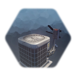 Grimy Air Conditioning Unit