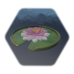 Lily Pad with Flower