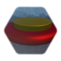 Button w/ Red and Yellow shine