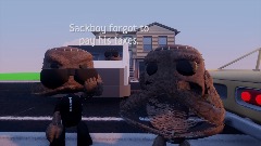 Sackboy forgot to pay his taxes!!! He goes to jail!!!