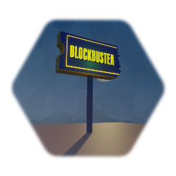 Blockbuster Video Sign
