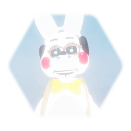 Toy snow rabbit