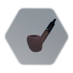 Bent egg shaped sitter. Briar Pipe #5