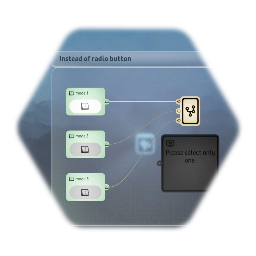 Instead of radio button