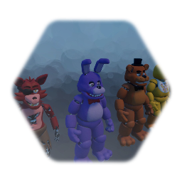 Remix of Fnaf 1 animatronics