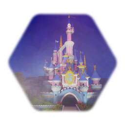 Disneyland Paris Castle Redesign but with 15th Anniversary 2007