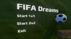 FIFA Dreams main menu  2