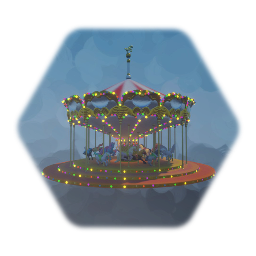 Fair Carousel with Horses