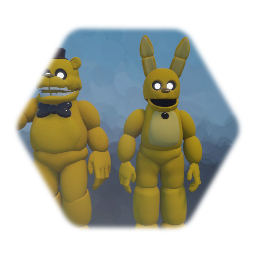Minigame Fredbear and Spring Bonnie